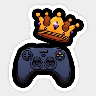 Ultimate Gamer King Sticker